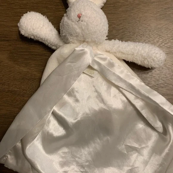 Bunnies By The Bay White Bunny Plush Security Blanket - Picture 4 of 6